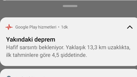 Google, İzmir’i depremden saniyeler önce uyardı