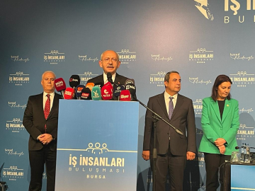 Kılıçdaroğlu Bursa'da iş insanlarıyla buluştu