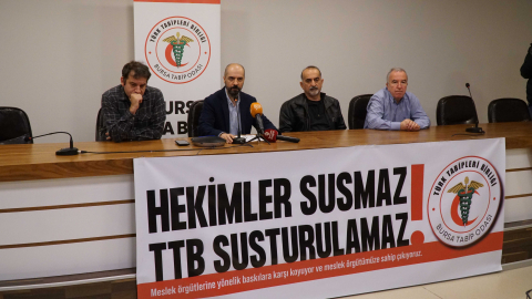 Bursa Tabip Odası: TTB doğruyu söylemekten vazgeçmeyecek