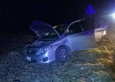 Deprem bölgesinden Bursa'ya gelen aile trafik kazası geçirdi