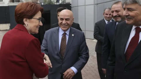 Akşener partisinin belediye başkanlarıyla görüştü: Akşener'i Cihan Paçacı karşıladı
