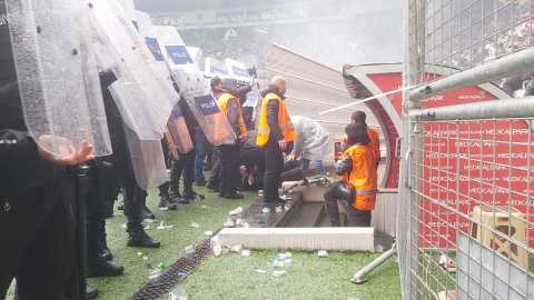 Amedspor: Bursaspor görevlileri ve emniyet güçleri futbolcularımıza saldırdı
