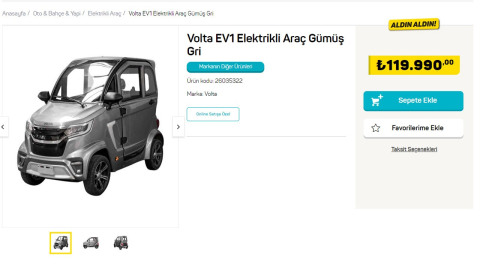 A101, elektrikli araç satışına başladı