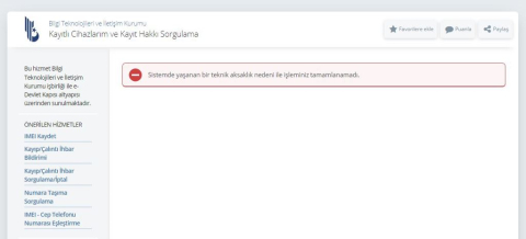 Eski tarifeden cep telefonu IMEI kaydı için bugün son gün: Yoğunluktan sistem çöktü
