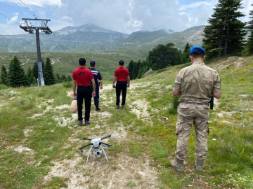 Orman yangınlarına karşı jandarma Bursa'da önlemleri artırdı