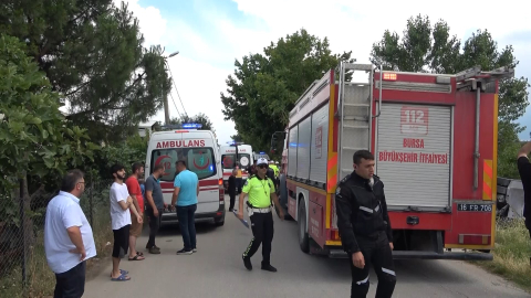 Bursa'da yolcu otobüsü yan yattı: 10 yaralı