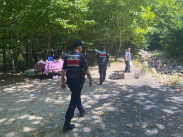 Bursa'da yangınlarla mücadele için jandarma denetimleri sıklaştırıldı