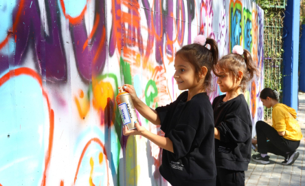 Grafiti meraklıları Hüdavendigar Kent Parkı’nda buluşuyor