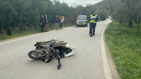 Bursa'da cipe çarpan motosiklet sürücüsü hayatını kaybetti