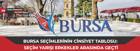 Bursa seçimlerinin cinsiyet tablosu: Seçim yarışı erkekler arasında geçti