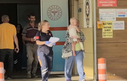 Kestel'de 1,5 yaşındaki bebeğin üzerine yere bırakılan kaynar su döküldü