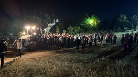 Bursa'da barajda cesedi bulunan kişi gözyaşları içinde toprağa verildi