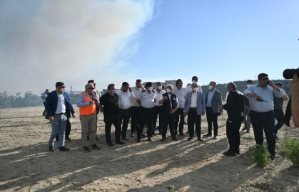 Bursa Büyükşehir, tüm ekipleriyle yangınla mücadele etti