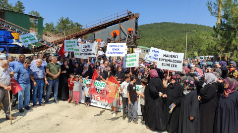 Orhaneli köylüleri su için direniyor: "Krom madeni istemiyoruz"