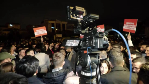 CHP'den Çağlayan Adliyesi önüne 'kayyum' protestosu