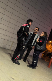 Bursa'da hasta yakınından ambulans şoförüne saldırı