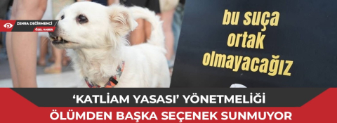 ‘Katliam Yasası’ yönetmeliği ölümden başka seçenek sunmuyor