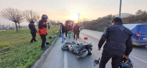 Bursa Kadın Motosiklet Kulübü Başkanı, motor kazasında ağır yaralandı