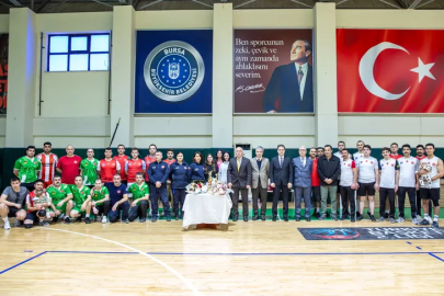 Bursa Büyükşehir İtfaiyesi’nde voleybol turnuvası
