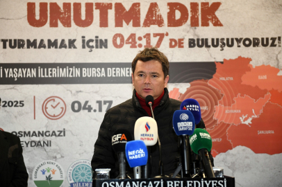 Bursalılar 6 Şubat'ta Osmangazi Meydanı'nda buluştu