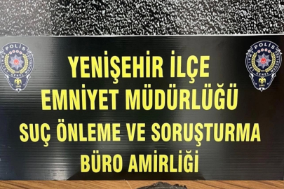 Yenişehir’de zehir taciri yakalandı
