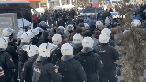 Van'da kayyum protestosunda 219 gözaltı
