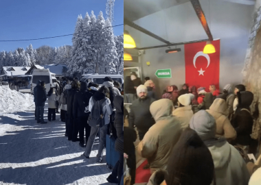 Bursa'da teleferik gelmedi, metrelerce kuyruk oluştu