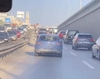 Bursa'da şeritten çıkan araç kazaya neden oldu