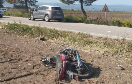 Bursa'da motosiklet ile otomobil çarpıştı: 1 can kaybı
