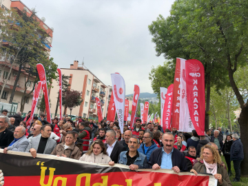 Bursa'da 1 Mayıs coşkusu