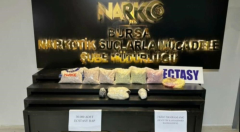Bursa'da uyuşturucu operasyonu: 34 kişi tutuklandı