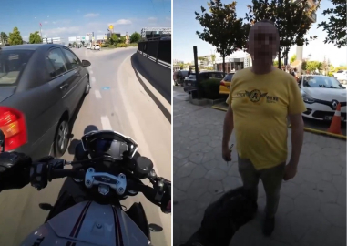 Bursa’da kask kamerası gerçeği gösterdi: Sürücü suçunu görünce kaçtı