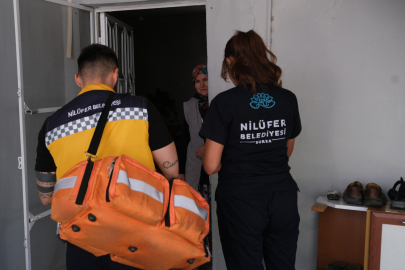 Nilüfer Belediyesi’nden ihtiyaç sahiplerine evde sağlık hizmeti