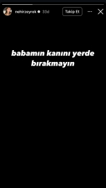 Hayatını kaybeden Ferdi Zeyrek'in kızı Nehir Zeyrek: "Babamın kanını yerde bırakmayın"