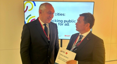 Osmangazi Belediye Başkanı Erkan Aydın Portekiz'de "Call To Action" sözleşmesini imzaladı