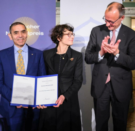 Biontech kurucuları Türeci ve Şahin’e Almanya Ulusal Ödülü