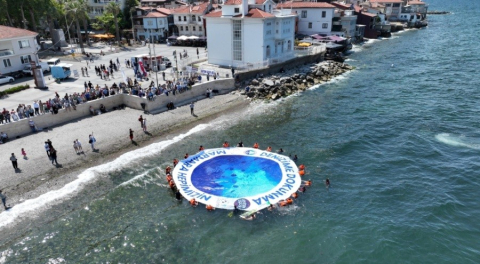 Bursa Mudanya'dan Marmara için çağrı: Denizime dokunma, Marmara hepimizin