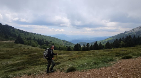 Uludağ'ın zirvesinde aynı günde 4 mevsimi yaşadılar