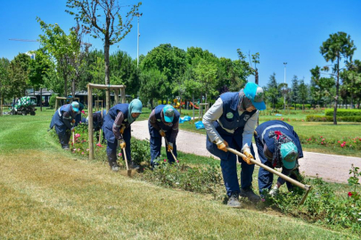 Bursa'da parklar yaza hazır