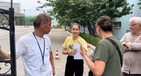 Bursa'da YKS heyecanı: Sınava 1 dakika kala yetişti