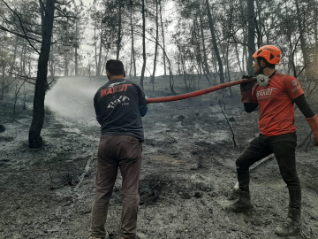 Bilecik’teki orman yangınına BAKUT Bursa ekibinden destek