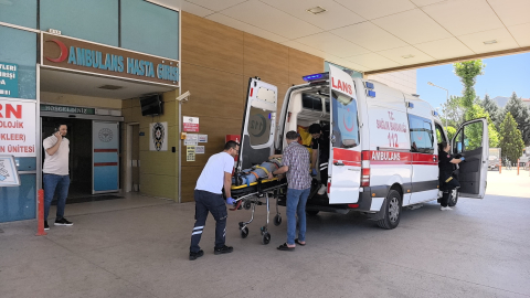 Bursa'da suntaların altında kalan işçi yaralandı