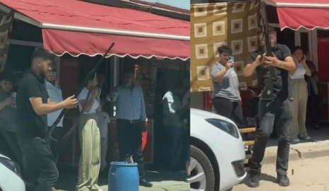 Bursa’da asker uğurlamasında havaya ateş açan 2 kişi tutuklandı