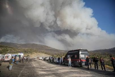 Bursa Büyükşehir'den yangına 185 araç ve 568 personelle müdahale