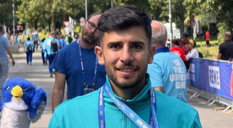 Osmangazi Belediyesporlu Azad Demirtaş'tan Dünya Üniversite Yaz Oyunları'nda madalya