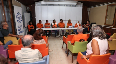 Nilüfer'de afetlere karşı alınabilecek önlemler konuşuldu