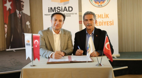 Gemlik Belediyesi ile İMSİAD arasında "Kentsel Dönüşümde İşbirliği" protokolü