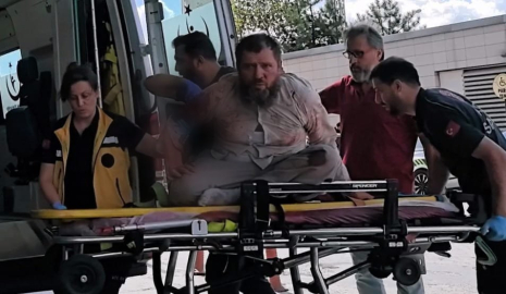 İnegöl'de minibüsün çarptığı adam ağır yaralandı