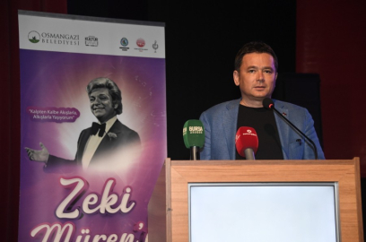 Zeki Müren ölümünün 29'uncu yıl dönümünde Osmangazi'de en sevilen şarkılarıyla anıldı