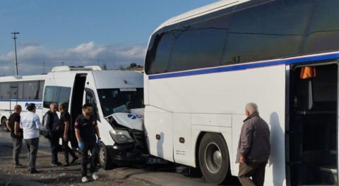 Bursa'da zincirleme kaza: 9 işçi yaralandı